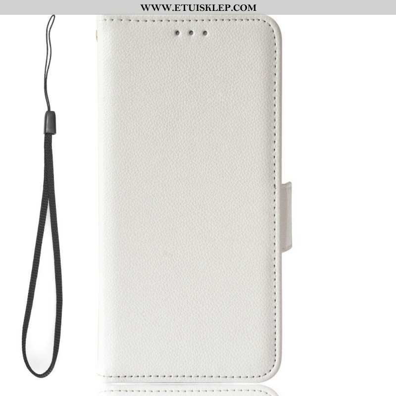 Etui Na Telefon do Xiaomi 12T / 12T Pro Etui Folio Efekt Skóry Z Paskiem